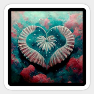 Water Hearts Of Love 8 Sticker